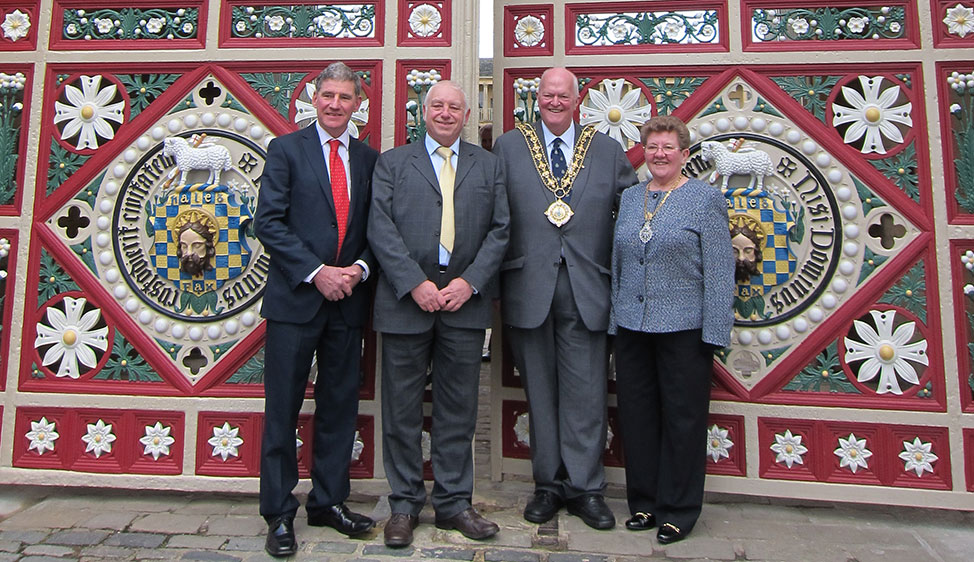 The Ironwork Studio's ironwork conservation report steered the way for the restoration of these gates.